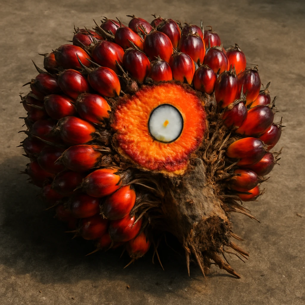 Crude palm oil and palm kernel oil come from the same fruit but differ in composition, uses and market dynamics.