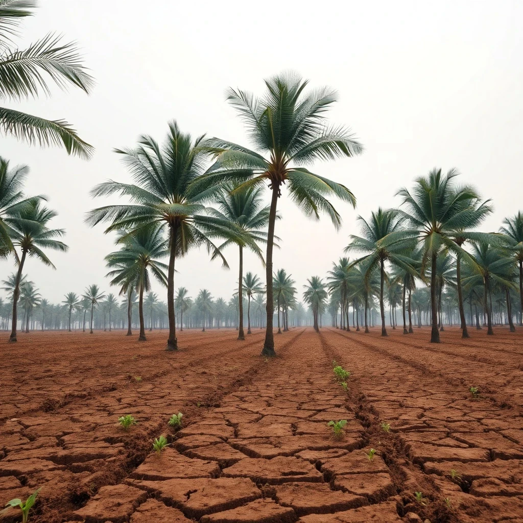 Dry conditions in key Indonesian growing zones contrast with normal rains in Malaysia, pointing to lagged yield losses from the ongoing El Niño event.